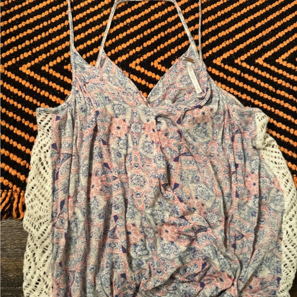 FREE PEOPLE Miles Away Side Embroidered Tank Top - Picture 4 of 5